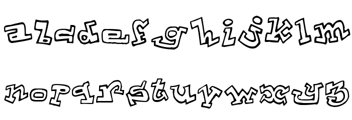 ToonLand Font LOWERCASE