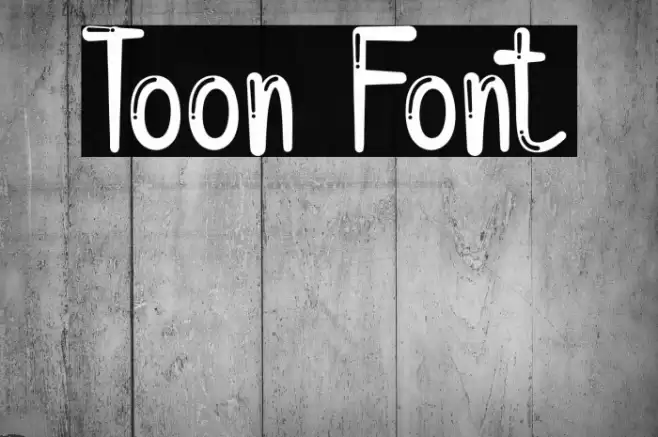 Toon フォント examples