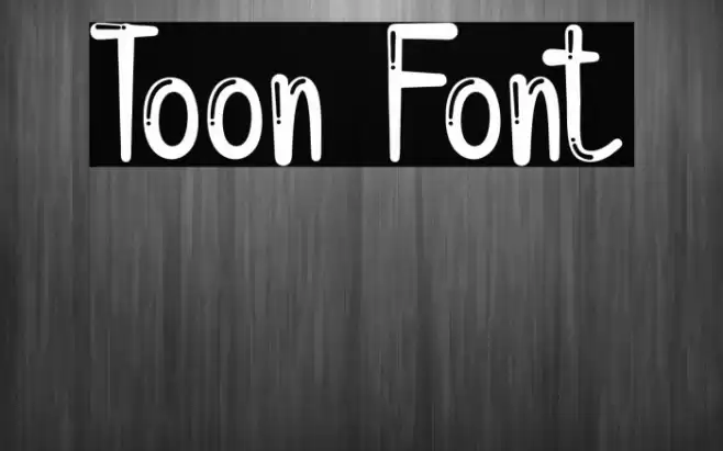 Toon フォント examples