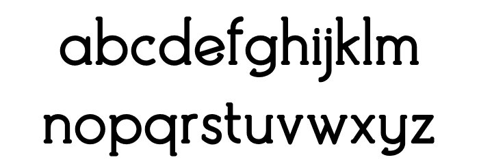 ToonaPersonalUse-Regular Font LOWERCASE