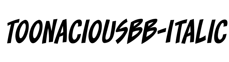 ToonaciousBB-Italic  免费字体下载
