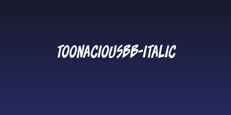 ToonaciousBB-Italic Social Header