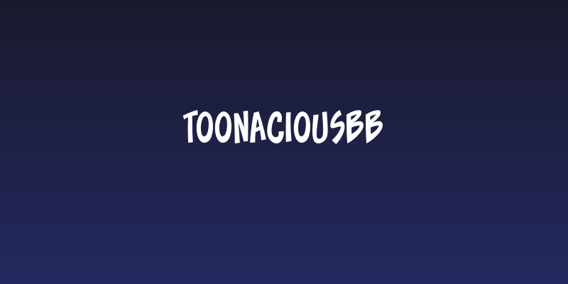 ToonaciousBB Social Header