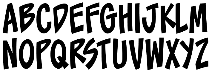 ToonaciousBB Font LOWERCASE