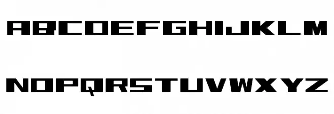 Toonami 99 Regular フォント 大文字