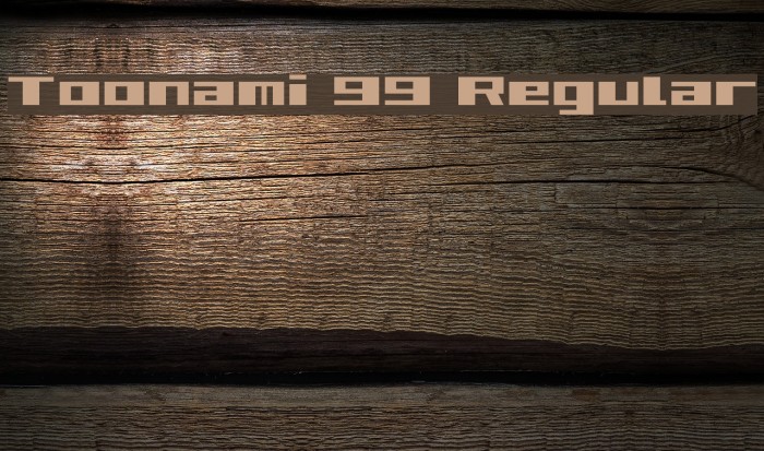 Toonami 99 Regular Font examples