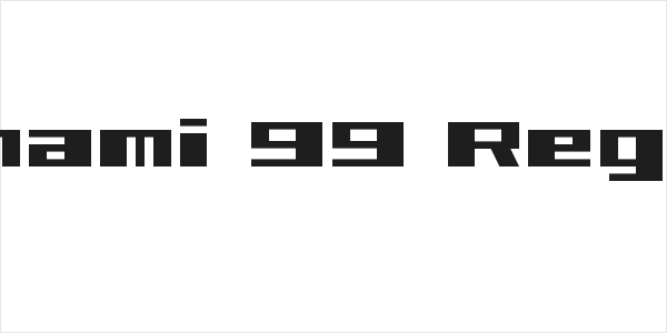 Toonami 99 Regular Logo