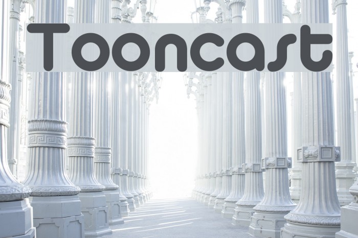 Tooncast Font examples