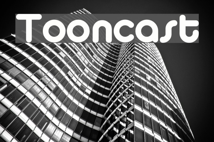 Tooncast Font examples