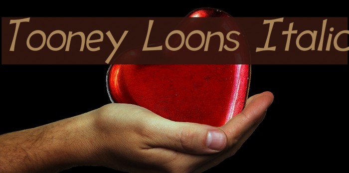Tooney Loons Italic Font examples