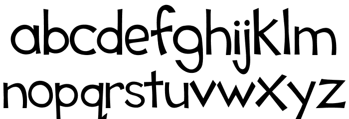 Tooney Loons Font LOWERCASE