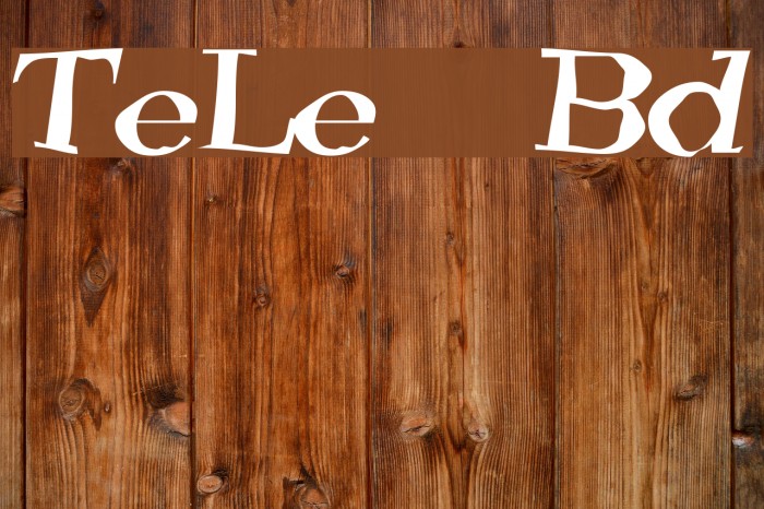 TooneyLunes Bold Font examples