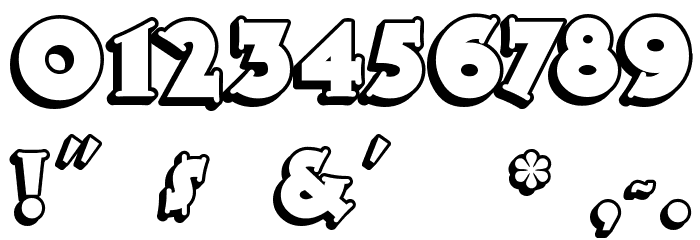 TooneyNoodle Font OTHER CHARS