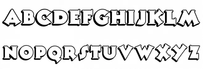 TooneyNoodleNF Font UPPERCASE