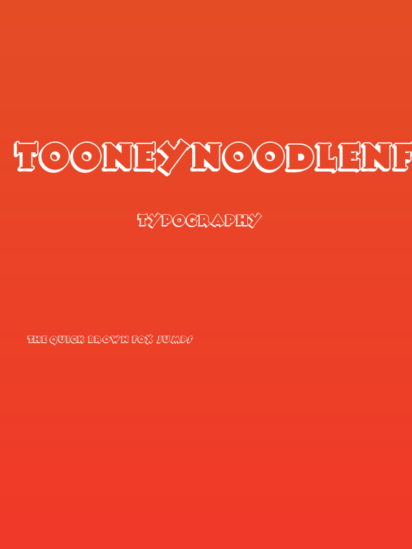 TooneyNoodleNF Poster