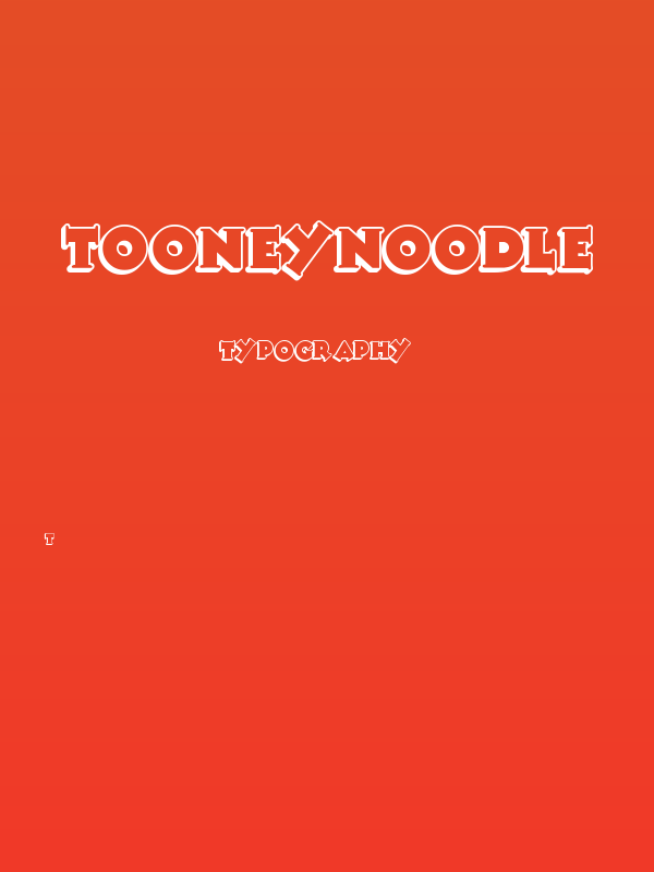 TooneyNoodle Poster