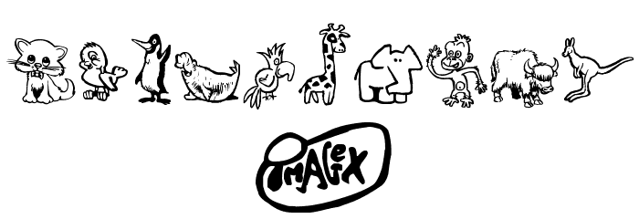 Toonimals Font OTHER CHARS