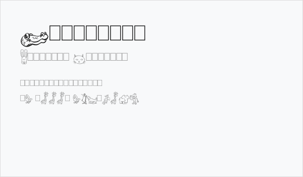 Toonimals Business Card