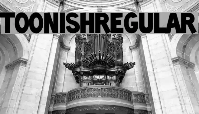 ToonishRegular Font examples