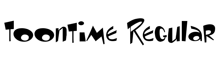 Toontime Regular  Frei Schriftart Herunterladen