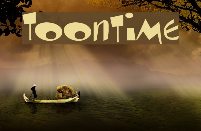 Toontime Font examples