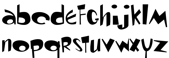 Toontime Font LOWERCASE