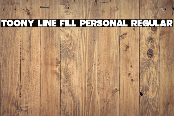 Toony Line Fill PERSONAL Regular Example 2