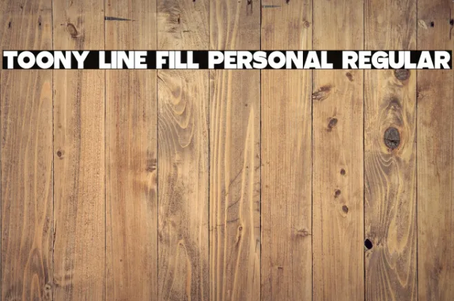 Toony Line Fill PERSONAL Regular Example 2