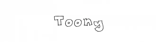 Toony  Frei Schriftart Herunterladen