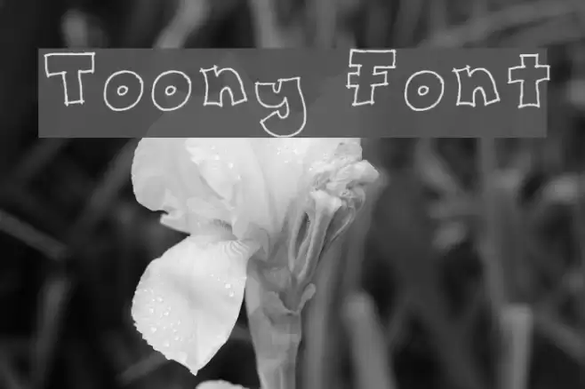 Toony Font examples
