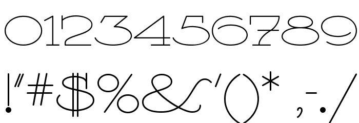 TootSweetBistroNF Font OTHER CHARS