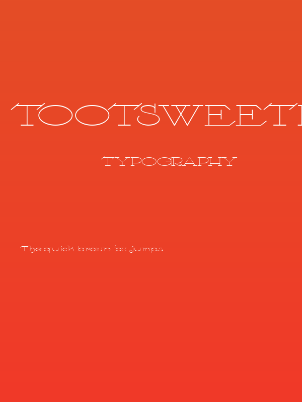 TootSweetBistroNF Poster