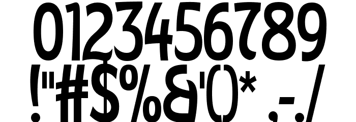 Tootall Font OTHER CHARS