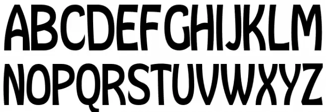 Tootall Schriftart Groß