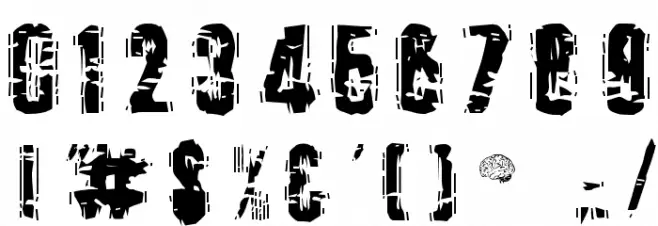 Tooth Ache Font OTHER CHARS