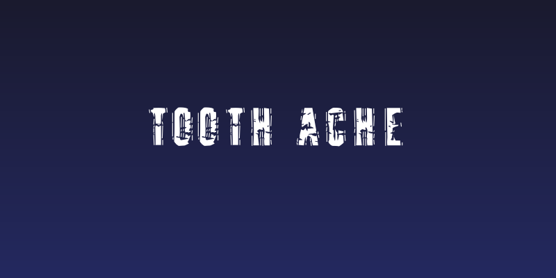 Tooth Ache Social Header
