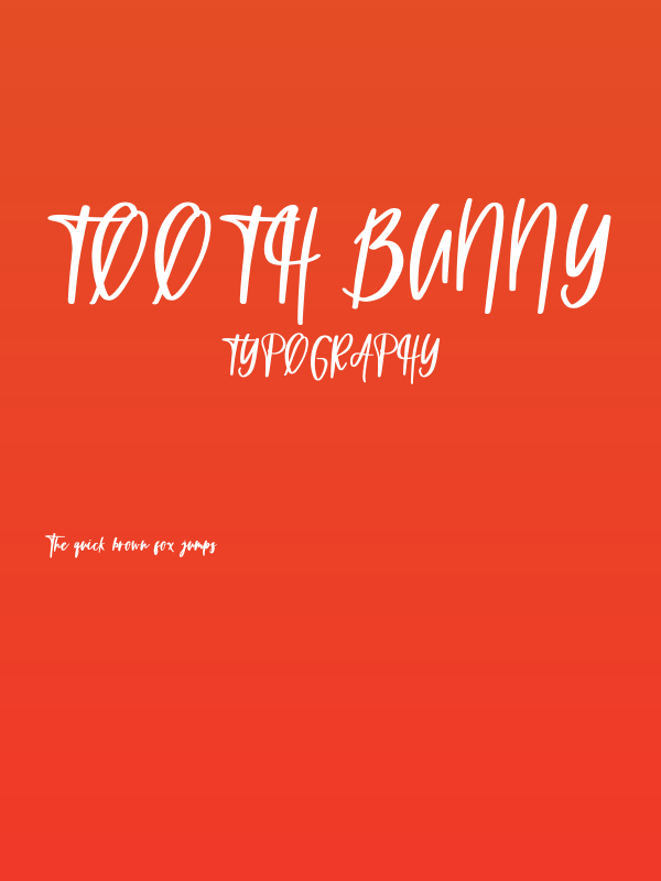 Tooth Bunny Poster