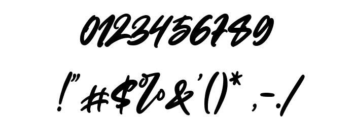Toothless Font OTHER CHARS