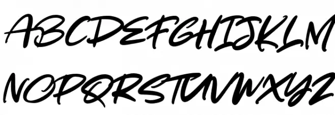 Toothless Schriftart Groß