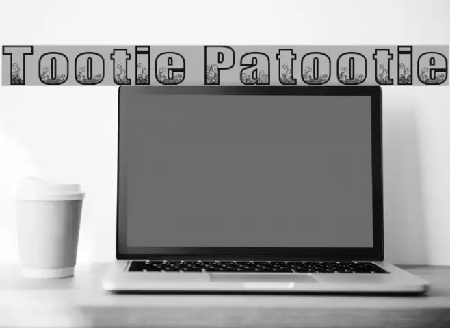 Tootie Patootie Font examples