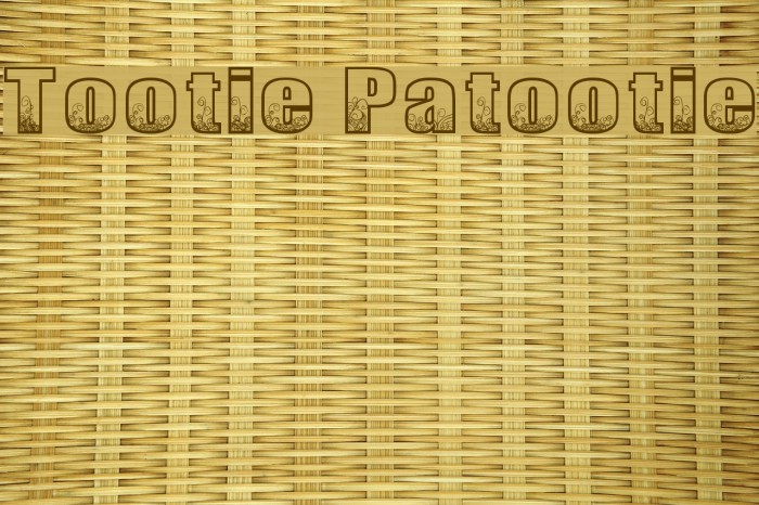Tootie Patootie Font examples