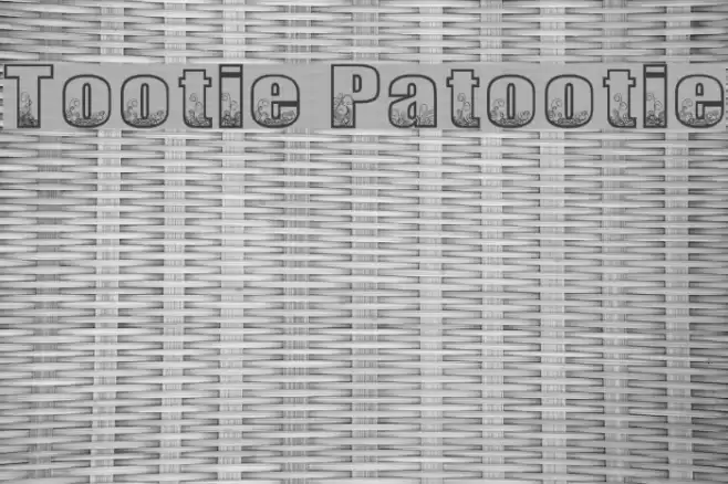 Tootie Patootie Font examples