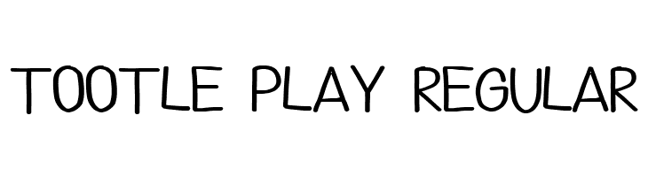 Tootle Play regular Fonte
