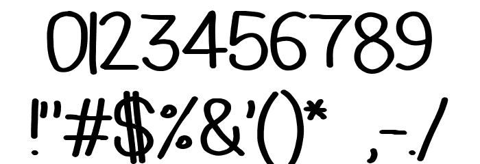 Tootle Play regular Font Alte caractere