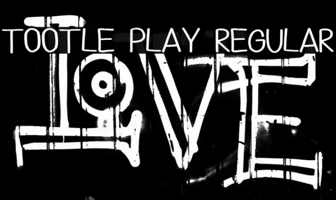 Tootle Play regular Font examples