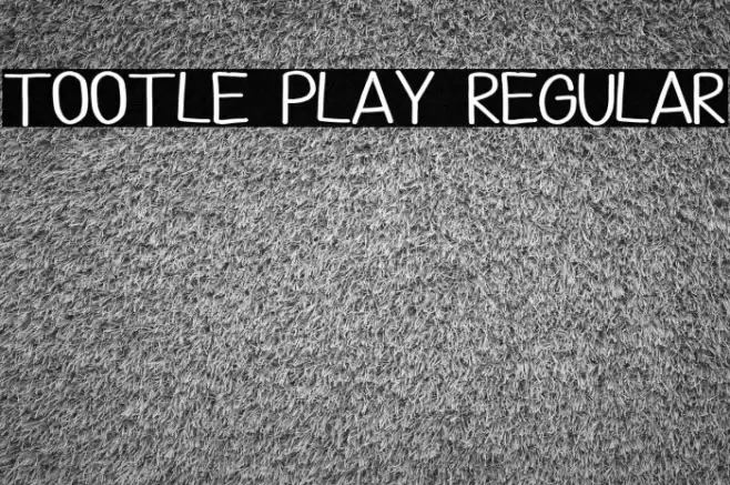 Tootle Play regular Font examples