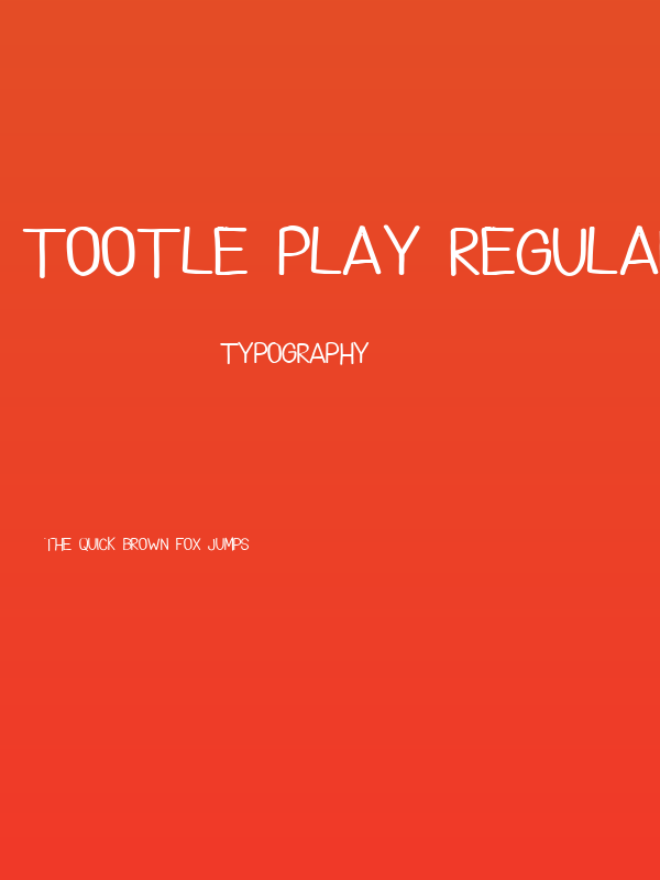 Tootle Play regular Poster