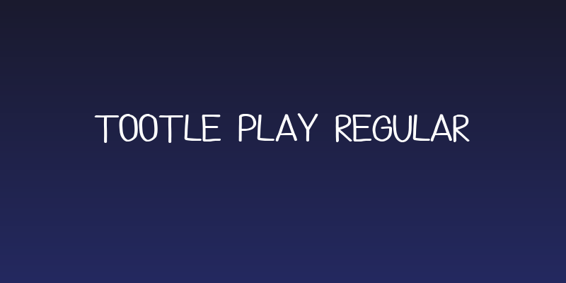 Tootle Play regular Social Header
