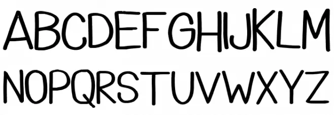 Tootle Play regular Font Litere mici