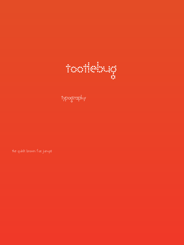 Tootlebug Poster